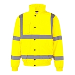 265 Hi Vis Bomber Jacket Yellow